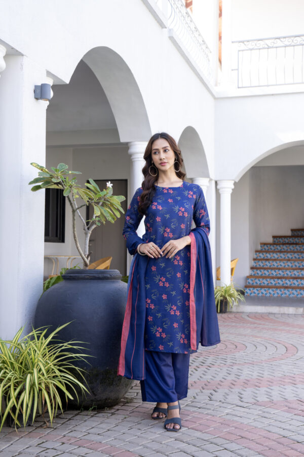 Navy Blue Kurta Set - Sold Out